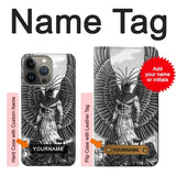 iPhone 13 Pro Hard Case Aztec Warrior with custom name