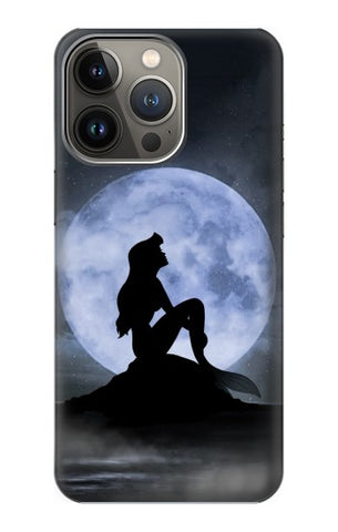 iPhone 13 Pro Hard Case Mermaid Moon Night