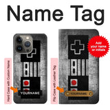 iPhone 13 Pro Hard Case Game Pad Controller Minimalism with custom name