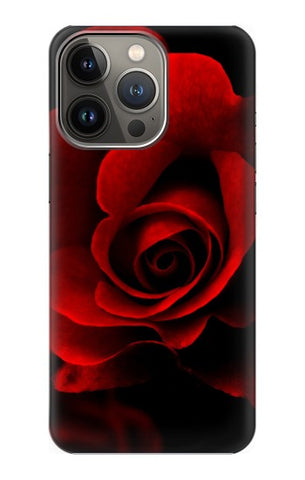iPhone 13 Pro Hard Case Red Rose