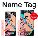iPhone 13 Pro Hard Case Pop Art with custom name