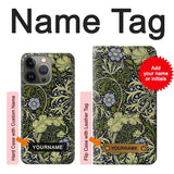 iPhone 13 Pro Hard Case William Morris with custom name