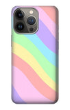 iPhone 13 Pro Hard Case Pastel Unicorn Summer Wave