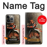 iPhone 13 Pro Max Hard Case Japan Red Samurai with custom name