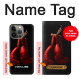 iPhone 13 Pro Max Hard Case Boxing Glove with custom name