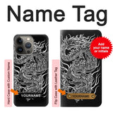 iPhone 13 Pro Max Hard Case Dragon Tattoo with custom name