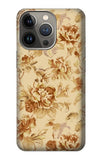 iPhone 13 Pro Max Hard Case Flower Floral Vintage Pattern