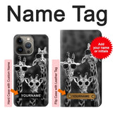 iPhone 13 Pro Max Hard Case Giraffes With Sunglasses with custom name
