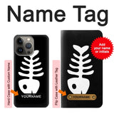 iPhone 13 Pro Max Hard Case Fishbone with custom name