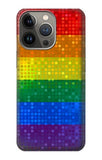 iPhone 13 Pro Max Hard Case Rainbow Gay LGBT Pride Flag