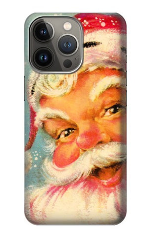 iPhone 13 Pro Max Hard Case Christmas Vintage Santa