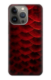 iPhone 13 Pro Max Hard Case Red Arowana Fish Scale