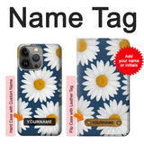 iPhone 13 Pro Max Hard Case Daisy Blue with custom name