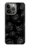 iPhone 13 Pro Max Hard Case Black Roses