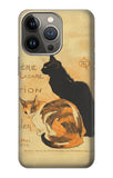 iPhone 13 Pro Max Hard Case Vintage Cat Poster