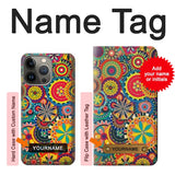 iPhone 13 Pro Max Hard Case Colorful Pattern with custom name