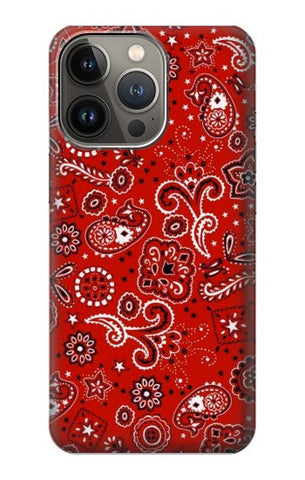 iPhone 13 Pro Max Hard Case Red Bandana