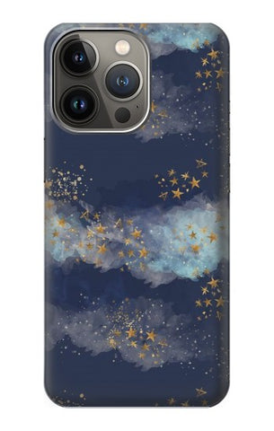 iPhone 13 Pro Max Hard Case Gold Star Sky