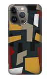 iPhone 13 Pro Max Hard Case Abstract Fabric Texture