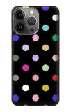 iPhone 13 Pro Max Hard Case Colorful Polka Dot