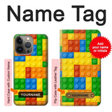 iPhone 13 Pro Max Hard Case Brick Toy with custom name