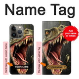 Apple iiPhone 14 Pro Hard Case T-Rex Dinosaur with custom name