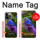 Apple iiPhone 14 Pro Hard Case Bluebird of Happiness Blue Bird with custom name