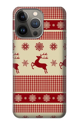 Apple iiPhone 14 Pro Hard Case Christmas Snow Reindeers
