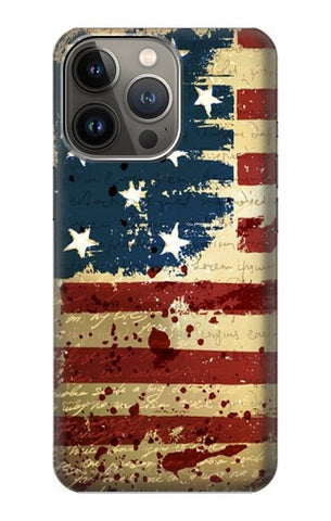 Apple iiPhone 14 Pro Hard Case Old American Flag