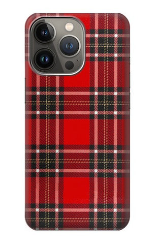 Apple iiPhone 14 Pro Hard Case Tartan Red Pattern