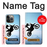 Apple iiPhone 14 Pro Hard Case Extreme Motocross with custom name