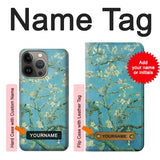 Apple iiPhone 14 Pro Hard Case Vincent Van Gogh Almond Blossom with custom name