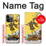 Apple iiPhone 14 Pro Hard Case Tarot Card The Fool with custom name