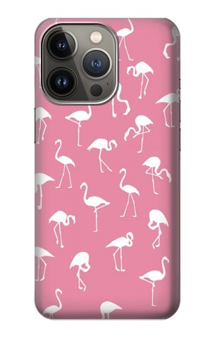 Apple iiPhone 14 Pro Hard Case Pink Flamingo Pattern
