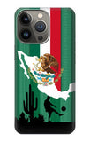Apple iiPhone 14 Pro Hard Case Mexico Football Flag
