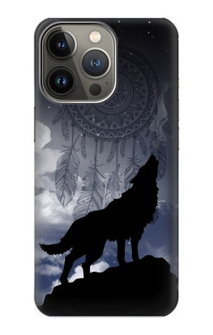 Apple iiPhone 14 Pro Hard Case Dream Catcher Wolf Howling