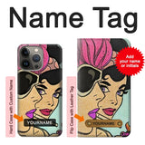 Apple iiPhone 14 Pro Hard Case Girls Pop Art with custom name
