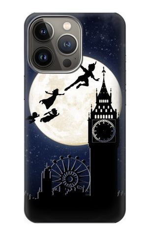 Apple iiPhone 14 Pro Hard Case Peter Pan Fly Fullmoon Night
