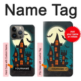 Apple iiPhone 14 Pro Hard Case Halloween Festival Castle with custom name