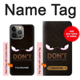 Apple iiPhone 14 Pro Hard Case Do Not Touch My Phone with custom name