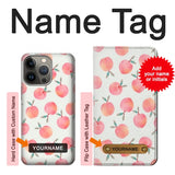 Apple iiPhone 14 Pro Hard Case Peach with custom name