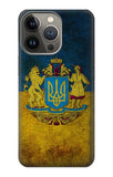 Apple iiPhone 14 Pro Hard Case Ukraine Vintage Flag