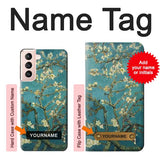 Samsung Galaxy S21 5G Hard Case Blossoming Almond Tree Van Gogh with custom name