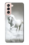 Samsung Galaxy S21 5G Hard Case White Horse