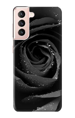 Samsung Galaxy S21 5G Hard Case Black Rose