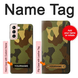 Samsung Galaxy S21 5G Hard Case Camo Camouflage Graphic Printed with custom name