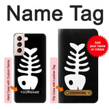 Samsung Galaxy S21 5G Hard Case Fishbone with custom name