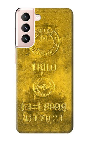 Samsung Galaxy S21 5G Hard Case One Kilo Gold Bar