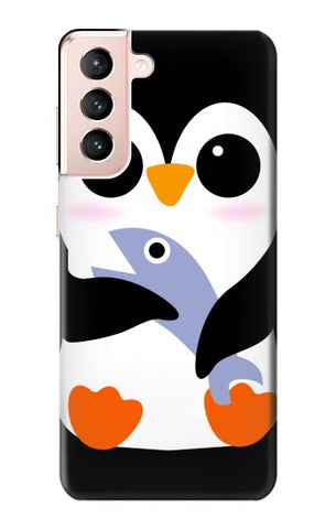 Samsung Galaxy S21 5G Hard Case Cute Baby Penguin