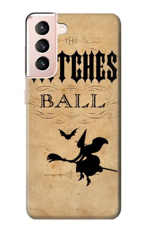 Samsung Galaxy S21 5G Hard Case Vintage Halloween The Witches Ball